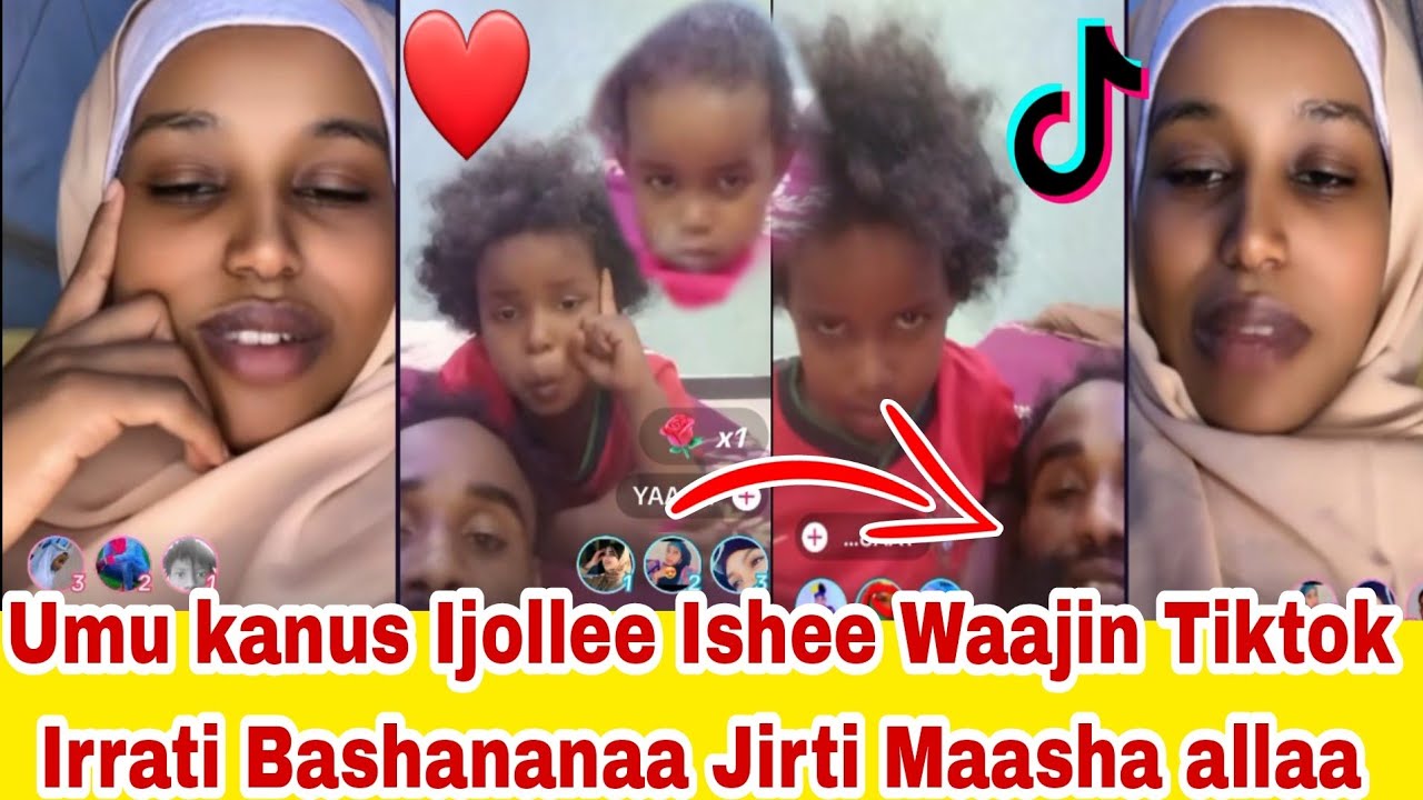 Umu kanus Ijollee Ishee Waajin Live Tiktok irati Taphacha Jiru Kanus Kolfan Nu Fixee Maasha allaa ❤️