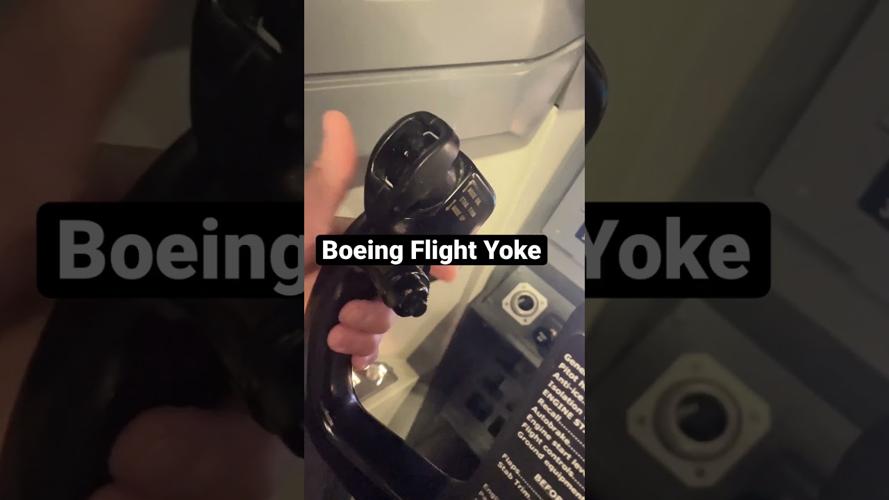 Boeing 737NG Throttle Quadrant System and Flight Yoke