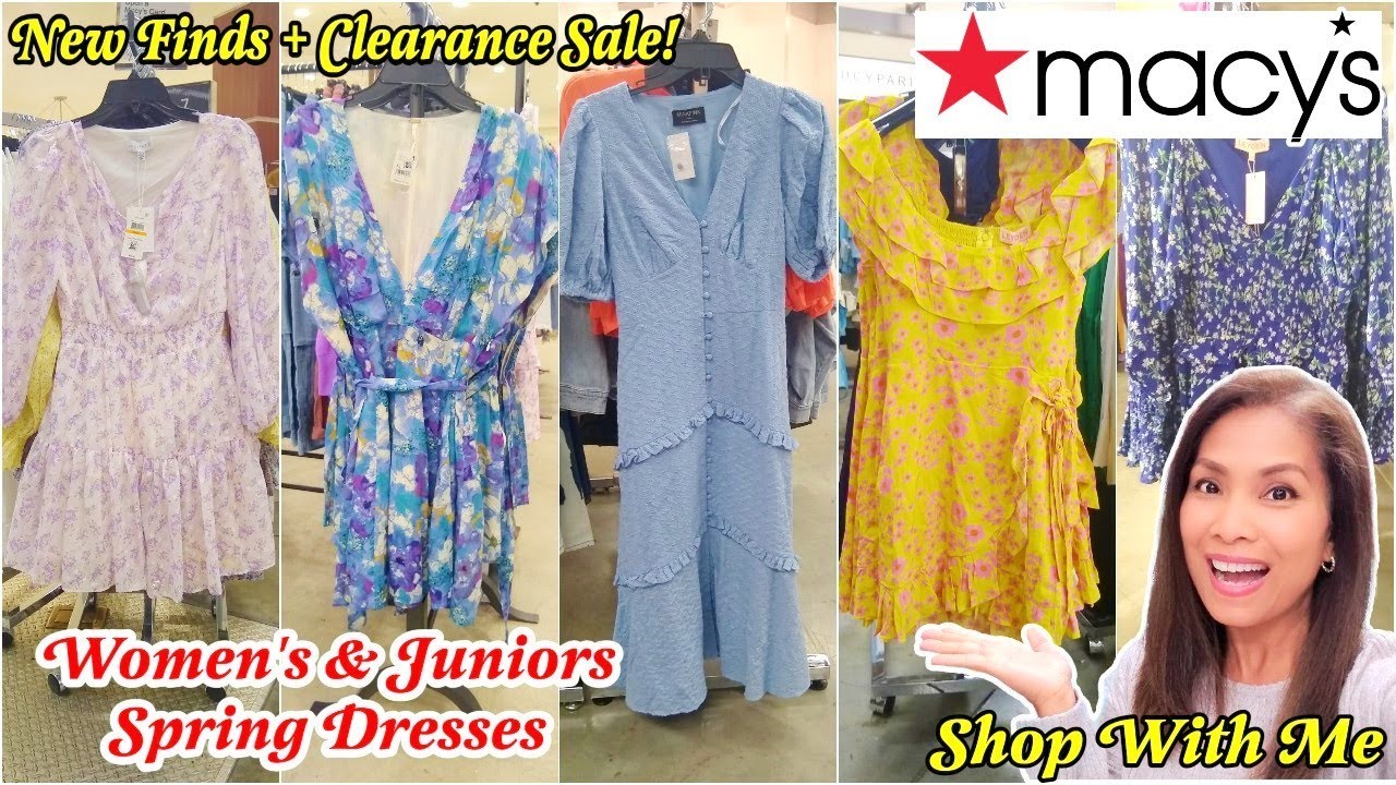 dresses in macy’s clearance