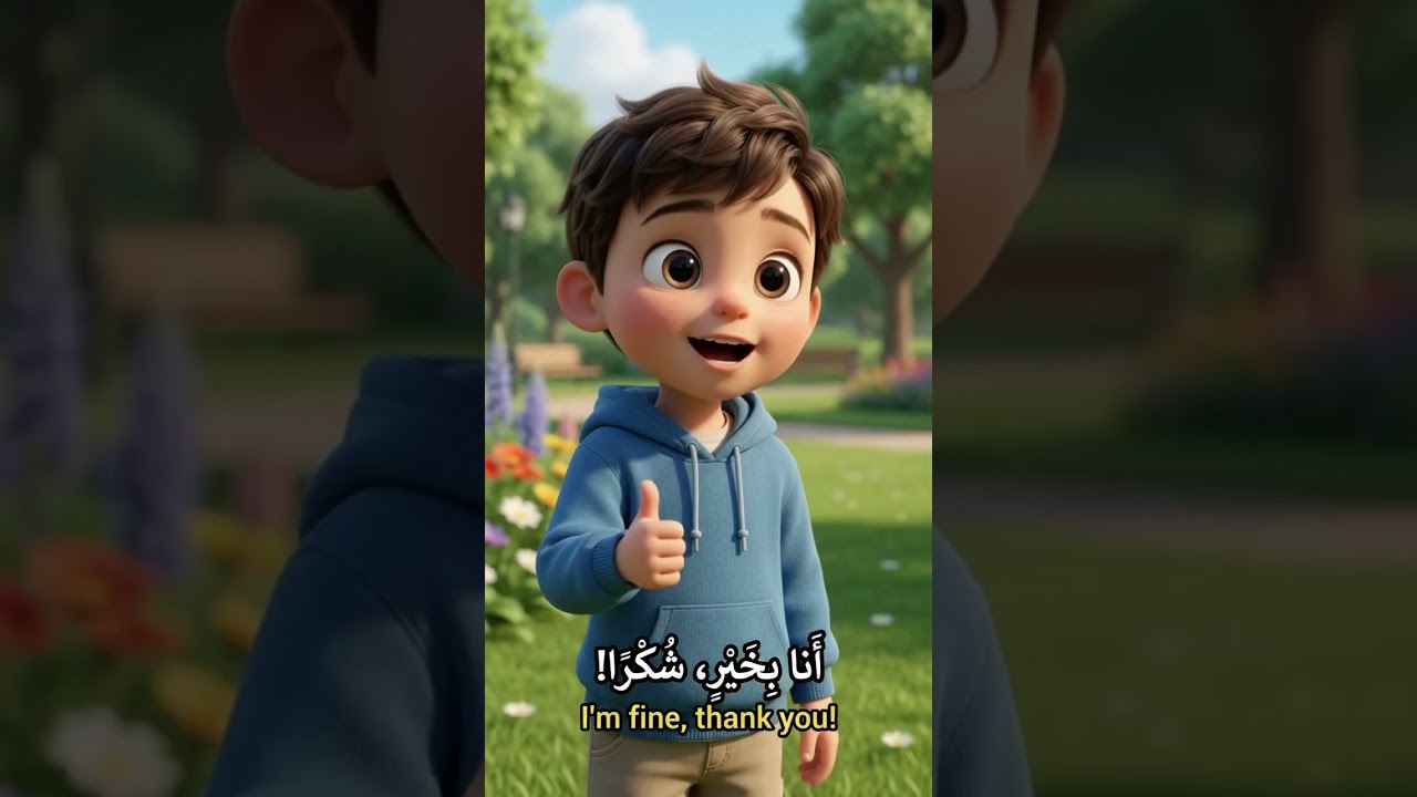 Learn Arabic in 10 Seconds 🇸🇦 | Best Friends Conversation 🤗 Learn Easy Arabic #LearnArabic