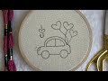 Very Very Easy Hand Embroidery Design For Beginners ❤️ Car Embroidery | French Knots Embroidery