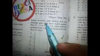 Cara cepat mencari koefisien gaya gesek pada benda yang bersandar
tembok dengan sudut tertentu hukum newton fisika kinematika