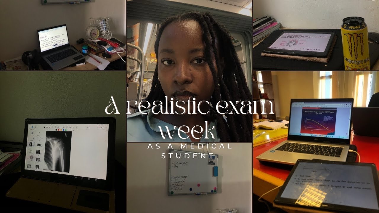 A realistic exam week | study vlog | productive| uni diaries | medical exams | study motivation