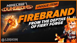 Minecraft Dungeons - FIREBRAND | Unique Item Guide