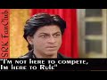 Im not here to competeim here to rule shah rukh khans awesome interview with rajeev masand  srk