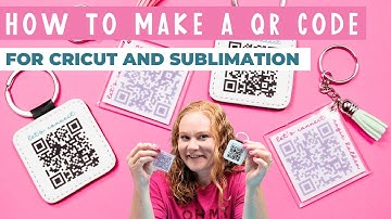 How to Make a QR Code (to use with Cricut or sublimation!)