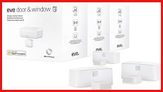 Eve Door & Window - Apple HomeKit Smart Home Wireless Contact Sensor for Windows & Doors