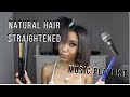 Straightening My Natural Hair!