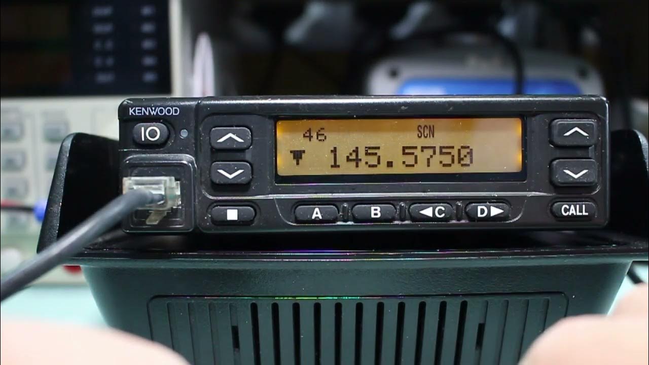 Nervio freír Resistencia Kenwood TK-780 Programmed for 2M amateur radio use - YouTube