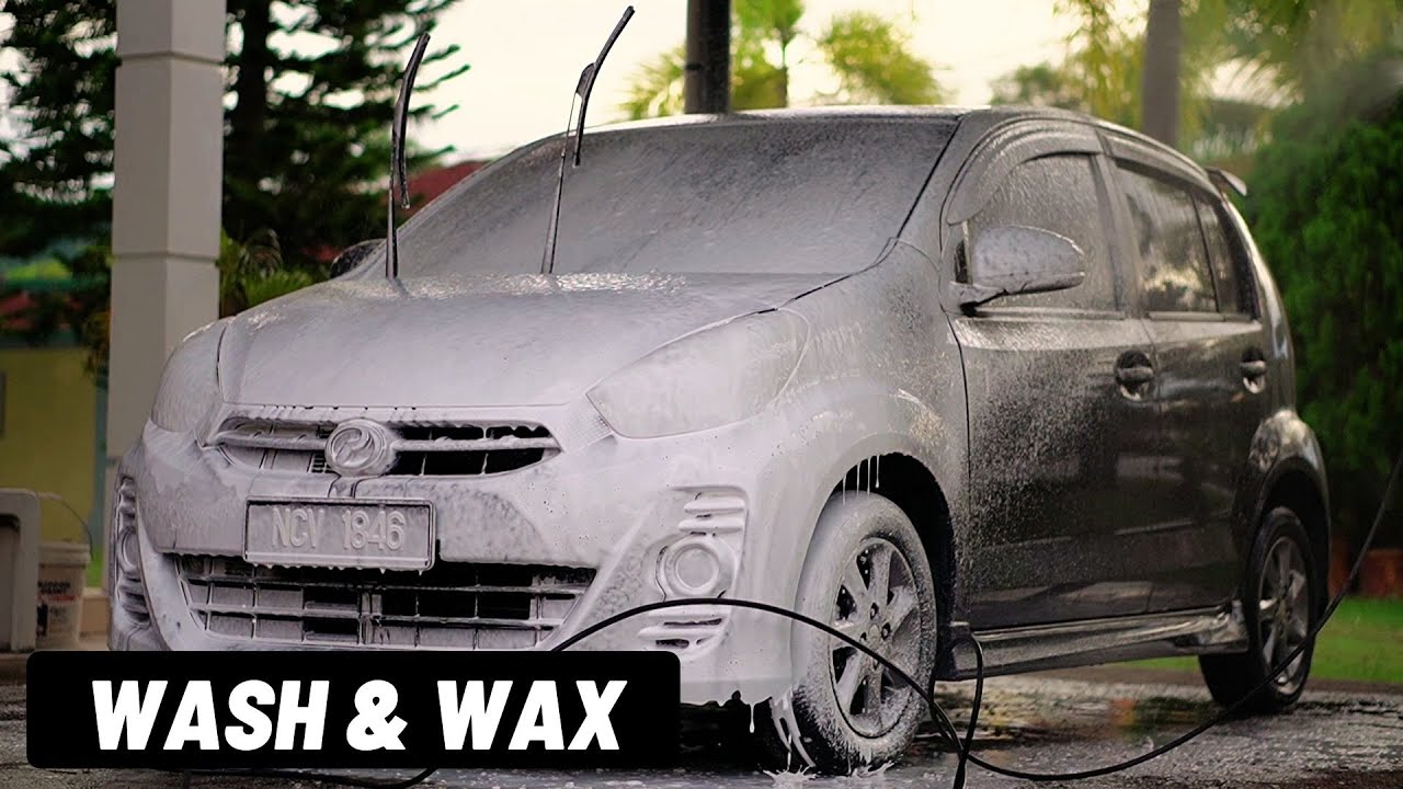 Foam Wash | Perodua Myvi Wash & Wax | ASMR - Auto Detailing