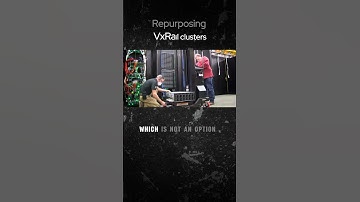 Repurposing VxRail clusters