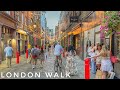 London, England 🏴󠁧󠁢󠁥󠁮󠁧󠁿 Sunset Street Walk | Soho to Covent Garden - 4K HDR Walking Tour