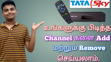 How to add and remove channel in tata sky in tamil // VMS Tech Tamil