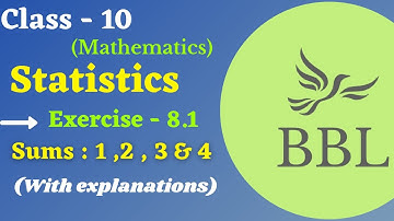 TN syllabus|class-10 Statistics and Probability|Mathematis-chapter 8 |exercise 8.1 (sums-1,2,3&4)