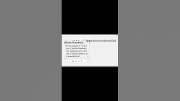 Math shorts |Whole Number| #shorts #youtube