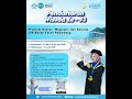 PENDAFTARAN WISUDA KE-93 UIN RADEN FATAH PALEMBANG DIBUKA!