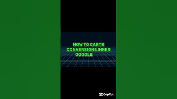 How To Crate Google Ads Conversion Linker Tag | #crateconversionlinkertag