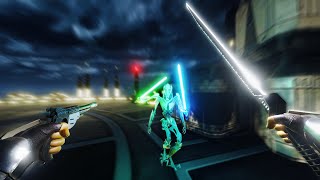 Mandalorian vs Grievous in Virtual Reality...