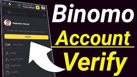 Binomo Account Verify Kaise karen // how to verify binomo account 2025