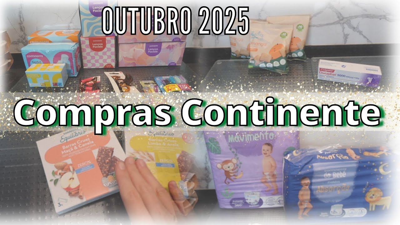 Últimas compras de outubro de 2025 -  supermercado continente