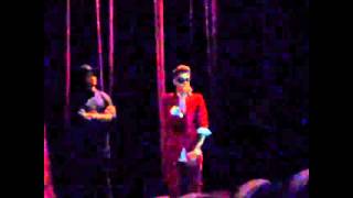 radiodisney: Yep, @justinbieber introducing #BELIEVE at the premiere before watching w/ fans!