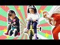 あわてんぼうのサンタクロースからのクリスマスプレゼント ☆1歳児 初めての三輪車デビュー ☆ ディーバイク D-bike が届いたよ！ごっこ遊び ゆうちゃん5歳 ほのちゃん1歳