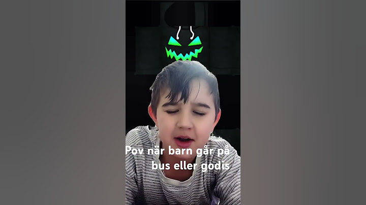 Pov när barn går på bus eller godis