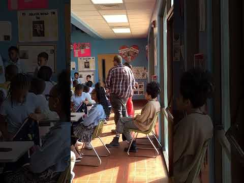 3rd-5th graders preforming for Black History Month. Brewbaker Intermediate School Black History Program