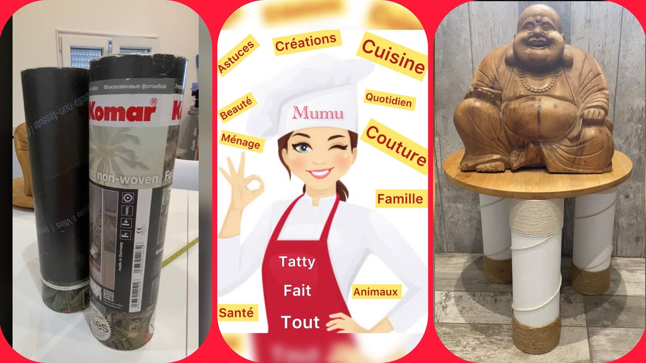 Création tablette #creative #diy #tutorial #table #carton #meubles #recycle #custom #pourtoi #foryou