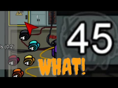 When Kill Timer Is 45 Seconds But You Are A Pro!!! Among Us With Cat Vibing