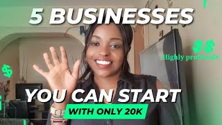 5 Small Business Ideas To Start In 2024 With Just 20K