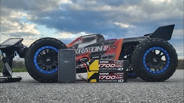 Arrma kraton 8s speedrun [Traxxas Lipos]
