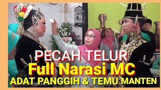 UPACARA ADAT PANGGIH TEMU PENGANTIN  MC JACK HARYANTO DAN  NARASI PANGGIH ADAT YOGYAKARTA
