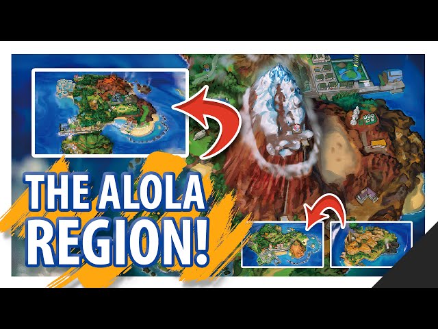 Pokemon Sun and Moon - FULL Alola Region Map Analysis 