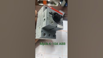 #electrical Manual Motor starter Trip clas          ( ABB Germany)