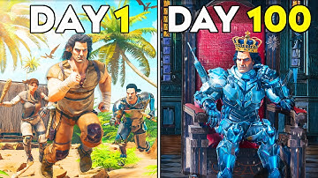 I Survived 100 REAL LIFE Days of Ark PvP | Over 1,420 Hours!