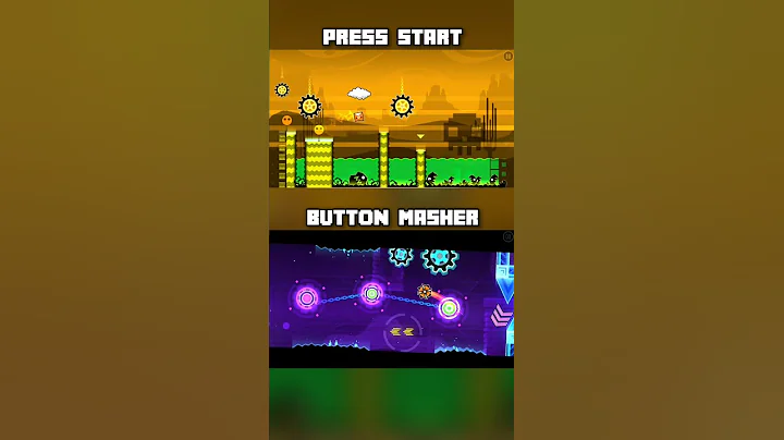 [MASHUP] Press Start + BUTTON MASHER | Geometry Dash 2.2 #shorts