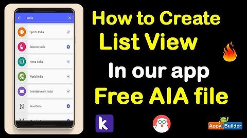 how to use list view in our Application to make professional app kodular thunkable (2020)