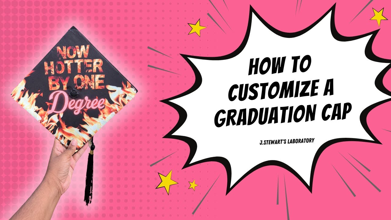 Customize a Graduation Cap| How to| DIY - YouTube