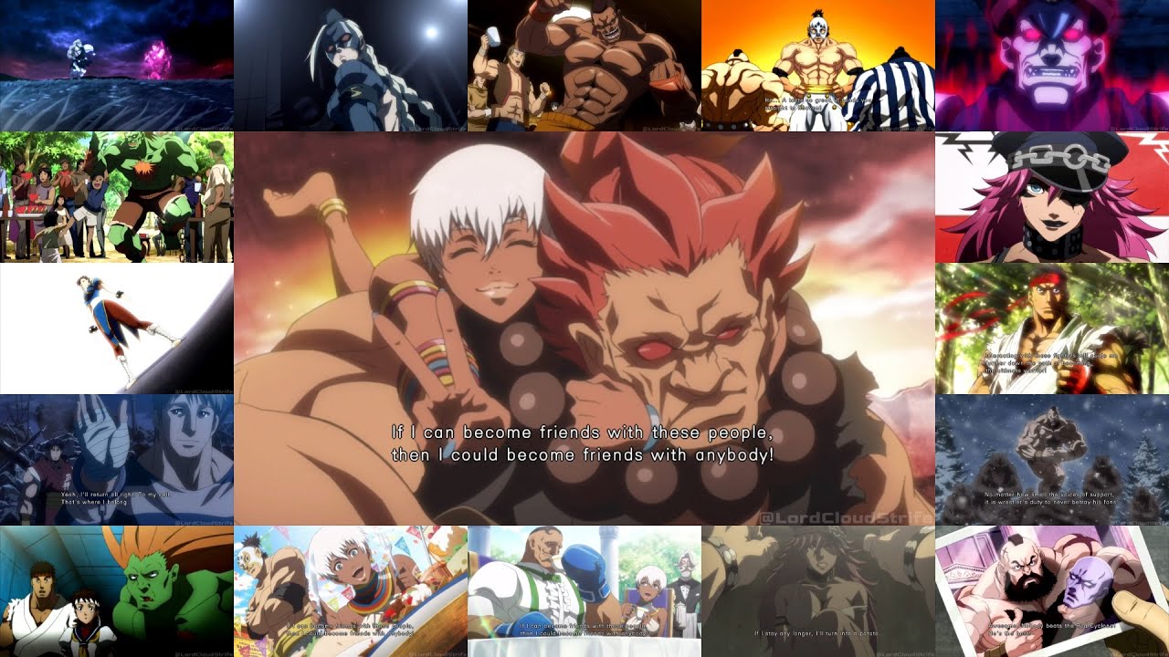 Ultra Street Fighter 4 All Characters Opening Rivals End