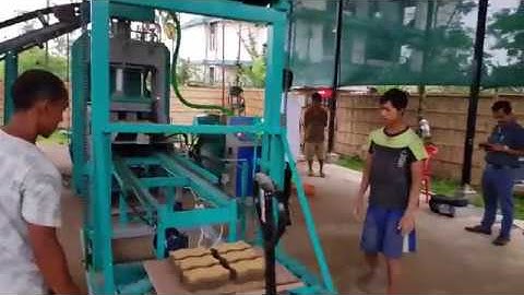 Color Paver Block  Making Machine