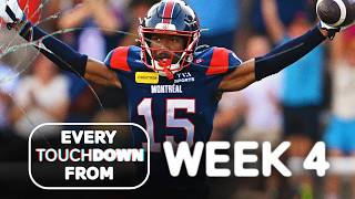 EVERY CFL Touchdown from Week 4!