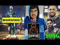 Raistar very angry  gave strike warning  total gaming vs desi gamers dj alok song assasin army