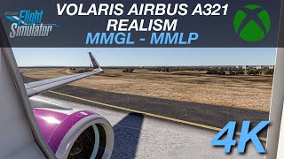 XBOX MSFS 2020 REALISM || AIRBUS A321 VOLARIS || MMGL - MMLP
