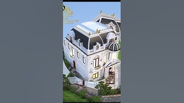 Tặng 3 Mẫu Biệt thự tân cổ điển 2 tầng 1 tum hot nhất 2022 #shorts