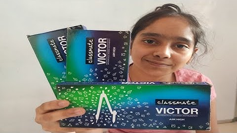 Classmate Victor Mathematical Drawing Box | Best Geometry Box Unboxing By Neh And Dev