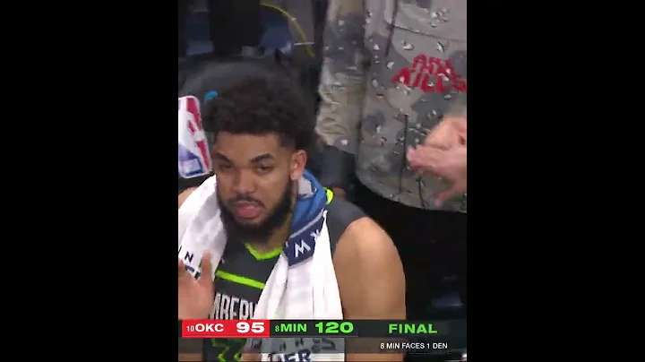 The moment the Minnesota Timberwolves eliminated OKC Thunder from playoff contention | #shorts