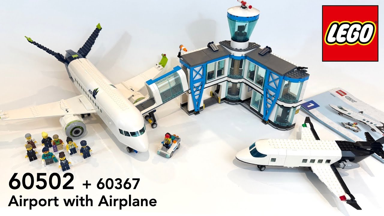 ピッコロの機転366 LEGO 60502 Airport with Airplane Build - 4K HD - YouTube
