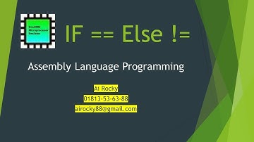 je, jne, jmp, cmp | Instruction | Assembly Language Programming | Part 7