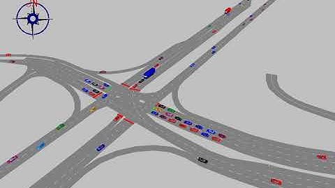 An Animation of the Continuous Flow Intersection